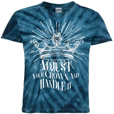 Adjust Your Crown and Handle It Kids Tie-Dye T-Shirt