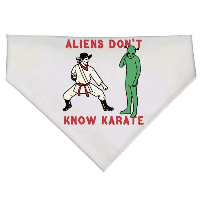 Aliens Dont Know Karate USA-Made Doggie Bandana