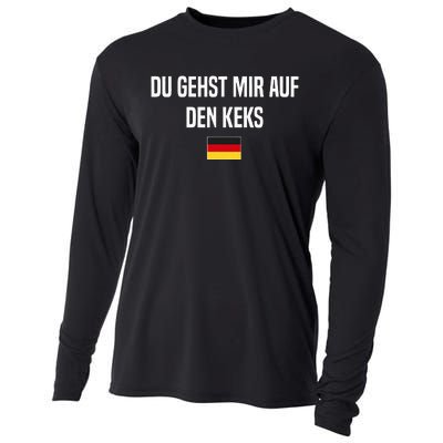 Auf Den Keks Gehen German Language Germany German Saying Cooling Performance Long Sleeve Crew