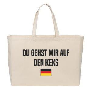 Auf Den Keks Gehen German Language Germany German Saying Cotton Canvas Jumbo Tote