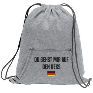 Auf Den Keks Gehen German Language Germany German Saying Sweatshirt Cinch Pack Bag