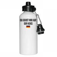 Auf Den Keks Gehen German Language Germany German Saying Aluminum Water Bottle