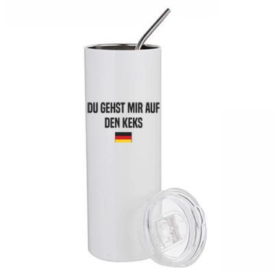 Auf Den Keks Gehen German Language Germany German Saying Stainless Steel Tumbler