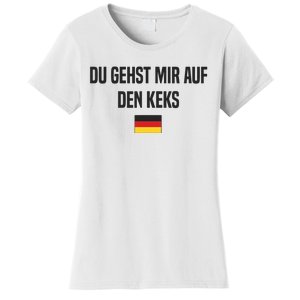 Auf Den Keks Gehen German Language Germany German Saying Women's T-Shirt