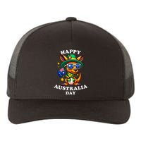 Australia Day Kangaroo Australian Flag Aussie Roo Yupoong Adult 5-Panel Trucker Hat