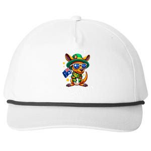 Australia Day Kangaroo Australian Flag Aussie Roo Snapback Five-Panel Rope Hat