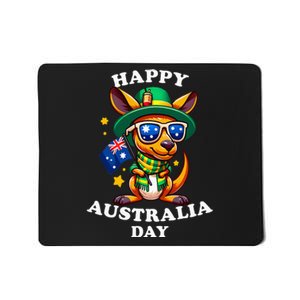 Australia Day Kangaroo Australian Flag Aussie Roo Mousepad