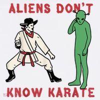 Aliens Dont Know Karate Kids Hoodie