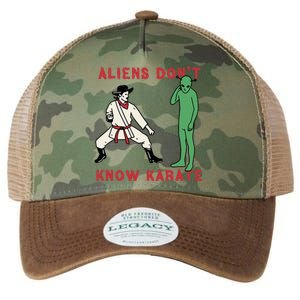 Aliens DonT Know Karate Legacy Tie Dye Trucker Hat