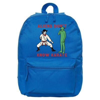 Aliens DonT Know Karate 16 in Basic Backpack