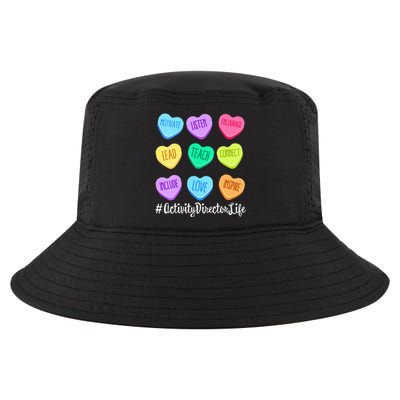 Activity Director Life Teacher Valentines Day Candy Heart Cool Comfort Performance Bucket Hat