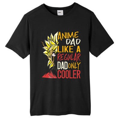 Anime Dad Like A Regular Dad Only Cooler Fathers Day Otaku Tall Fusion ChromaSoft Performance T-Shirt