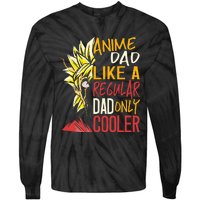 Anime Dad Like A Regular Dad Only Cooler Fathers Day Otaku Tie-Dye Long Sleeve Shirt