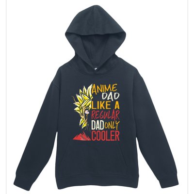 Anime Dad Like A Regular Dad Only Cooler Fathers Day Otaku Urban Pullover Hoodie