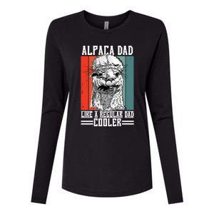 Alpaca Dad Like A Regular Dad Cooler Cute Gift Womens Cotton Relaxed Long Sleeve T-Shirt