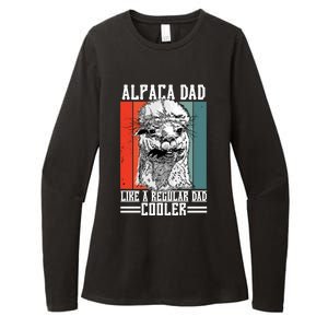 Alpaca Dad Like A Regular Dad Cooler Cute Gift Womens CVC Long Sleeve Shirt