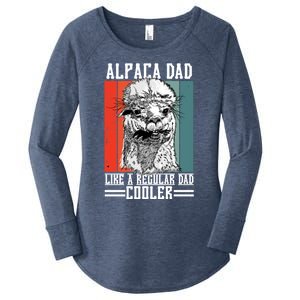 Alpaca Dad Like A Regular Dad Cooler Cute Gift Women's Perfect Tri Tunic Long Sleeve Shirt