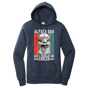 Alpaca Dad Like A Regular Dad Cooler Cute Gift Women's Pullover Hoodie