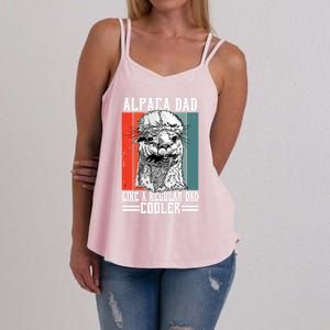 Alpaca Dad Like A Regular Dad Cooler Cute Gift Women's Strappy Tank