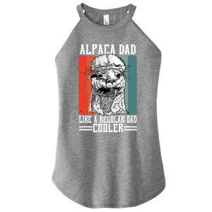 Alpaca Dad Like A Regular Dad Cooler Cute Gift Women's Perfect Tri Rocker Tank