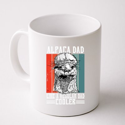 Alpaca Dad Like A Regular Dad Cooler Cute Gift Coffee Mug