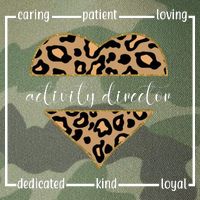 Activity Director Leopard Heart Legacy Tie Dye Trucker Hat