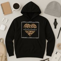 Activity Director Leopard Heart Hoodie