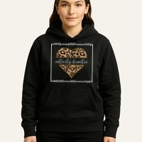 Activity Director Leopard Heart Hoodie