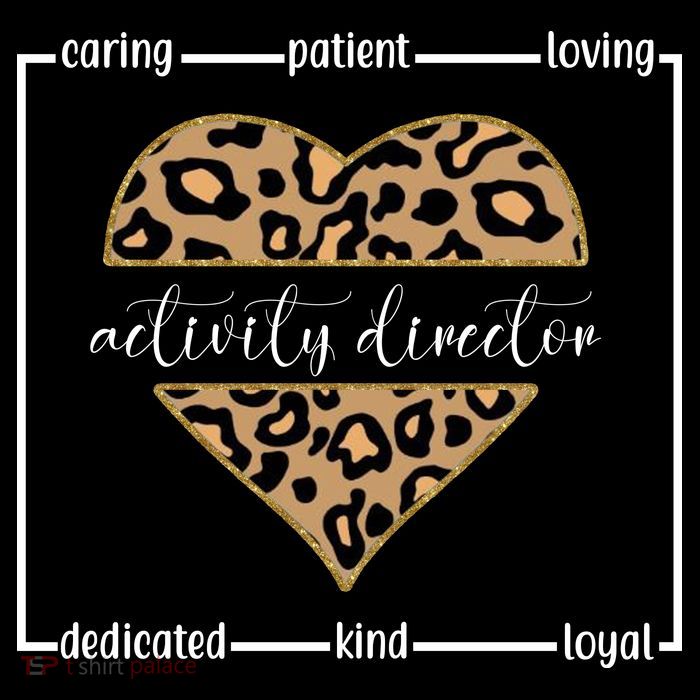 Activity Director Leopard Heart Flatbill Hat