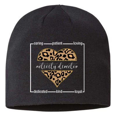 Activity Director Leopard Heart Sustainable Beanie