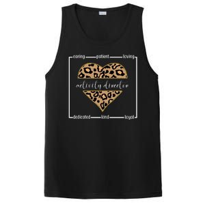 Activity Director Leopard Heart PosiCharge Competitor Tank