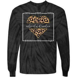 Activity Director Leopard Heart Tie-Dye Long Sleeve Shirt