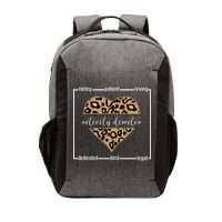 Activity Director Leopard Heart Vector Backpack