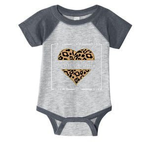 Activity Director Leopard Heart Infant Baby Jersey Bodysuit