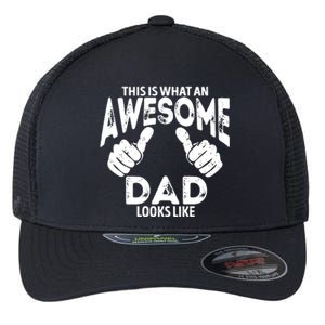 Awesome Dad Looks Like Flexfit Unipanel Trucker Cap