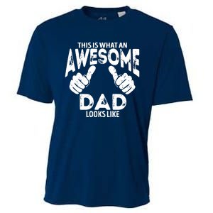 Awesome Dad Looks Like Cooling Performance Crew T-Shirt