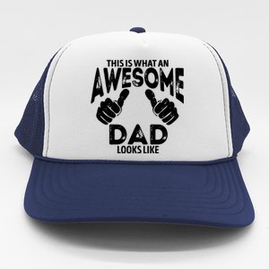 Awesome Dad Looks Like Trucker Hat