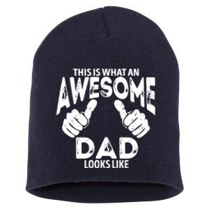 Awesome Dad Looks Like Short Acrylic Beanie