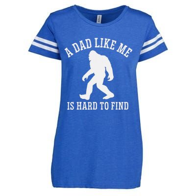 A Dad Like Me Is Hard To Find Bigfoot Dad Enza Ladies Jersey Football T-Shirt