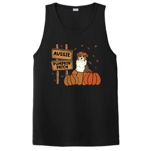 Aussie Dog Lovers Pumpkin Patch Thanksgiving Halloween Cute Gift PosiCharge Competitor Tank