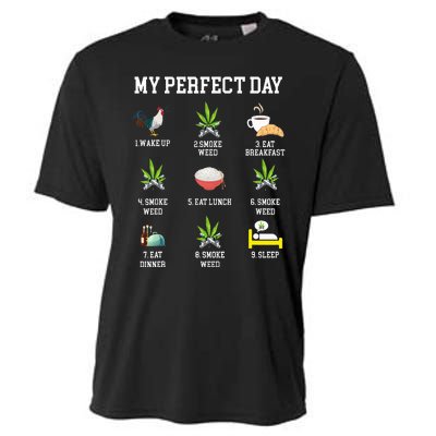 All Day Long Weed Lover Outfit  Cooling Performance Crew T-Shirt