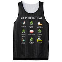 All Day Long Weed Lover Outfit  Mesh Reversible Basketball Jersey Tank