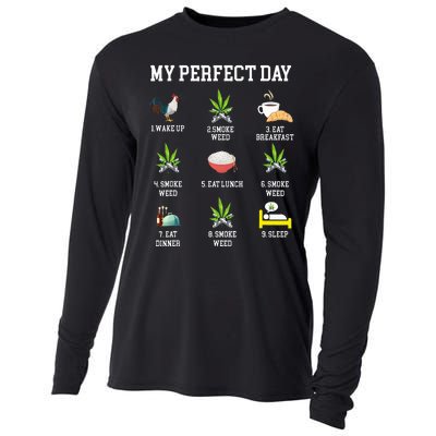 All Day Long Weed Lover Outfit  Cooling Performance Long Sleeve Crew