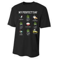 All Day Long Weed Lover Outfit  Performance Sprint T-Shirt