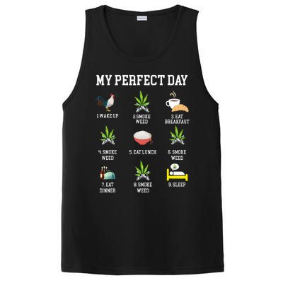 All Day Long Weed Lover Outfit  PosiCharge Competitor Tank