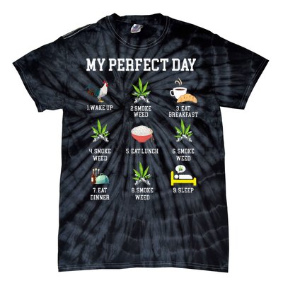 All Day Long Weed Lover Outfit  Tie-Dye T-Shirt