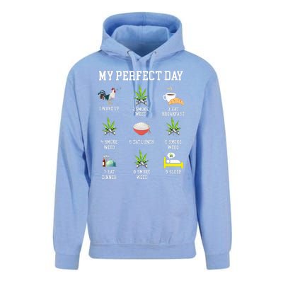 All Day Long Weed Lover Outfit  Unisex Surf Hoodie