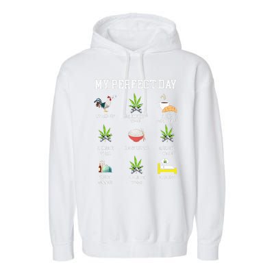 All Day Long Weed Lover Outfit  Garment-Dyed Fleece Hoodie