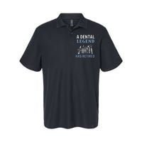 A Dental Legend Has Retired Funny Dentist Retirement Gift Softstyle Adult Sport Polo