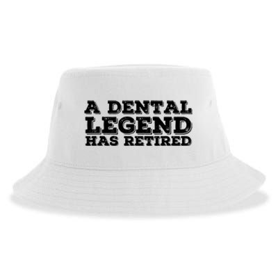 A Dental Legend Has Retired Funny Retirement Gift Idea Sustainable Bucket Hat